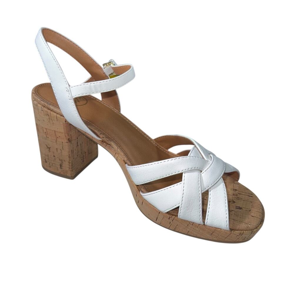 White Mountain Dubonnet Women's heeled sandal SZ/8.5M